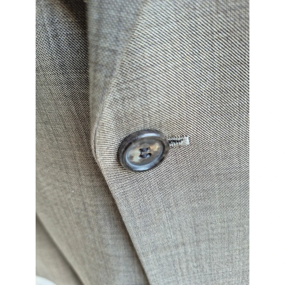 Hugo Boss Vitale Barberis Canonico Super 110s Wool Tan Brown Sport Coat 40‎ R
